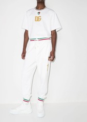 Dolce & Gabbana stripe-trim track pants