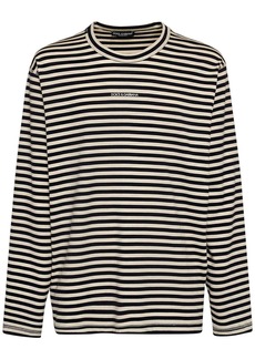 Dolce & Gabbana Striped Cotton Jersey T-shirt