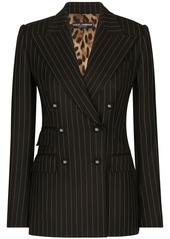 Dolce & Gabbana striped double-breasted blazer