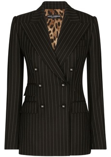 Dolce & Gabbana striped double-breasted blazer