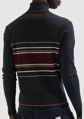 Dolce & Gabbana Striped Wool Turtleneck