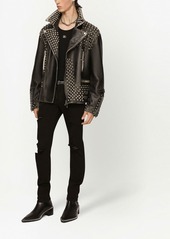 Dolce & Gabbana studded leather jacket
