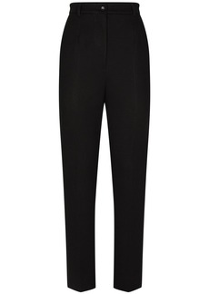 Dolce & Gabbana Milano-rib tapered-leg trousers