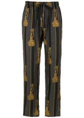 Dolce & Gabbana tassel printed trousers