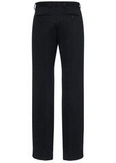 Dolce & Gabbana Tech Cotton Jersey Wide Pants