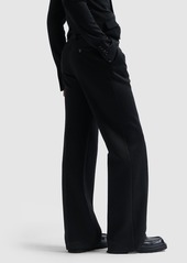 Dolce & Gabbana Tech Cotton Jersey Wide Pants