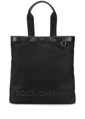 Dolce & Gabbana technical logo tote bag
