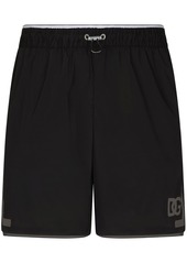 Dolce & Gabbana thigh-length monogram-print swim shorts