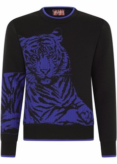 Dolce & Gabbana tiger-print jumper