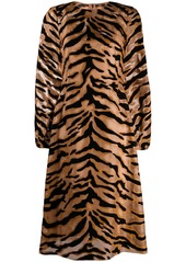 Dolce & Gabbana tiger print sheer dress