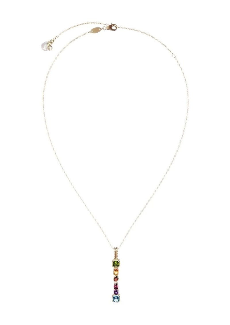 Dolce & Gabbana 18kt yellow initial I gemstone necklace
