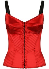 Dolce & Gabbana topstitched corset top