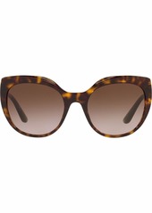 Dolce & Gabbana tortoise round-frame sunglasses