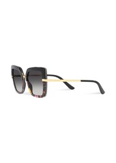 Dolce & Gabbana tortoiseshell-frame logo sunglasses