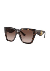 Dolce & Gabbana tortoiseshell oversize-frame sunglasses