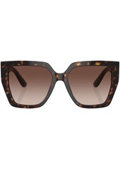 Dolce & Gabbana tortoiseshell oversize-frame sunglasses