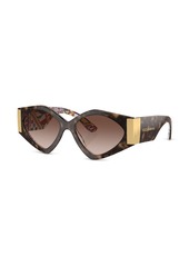 Dolce & Gabbana tortoiseshell round-frame sunglasses