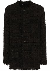Dolce & Gabbana tweed button-down jacket
