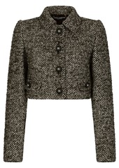 Dolce & Gabbana cropped tweed jacket