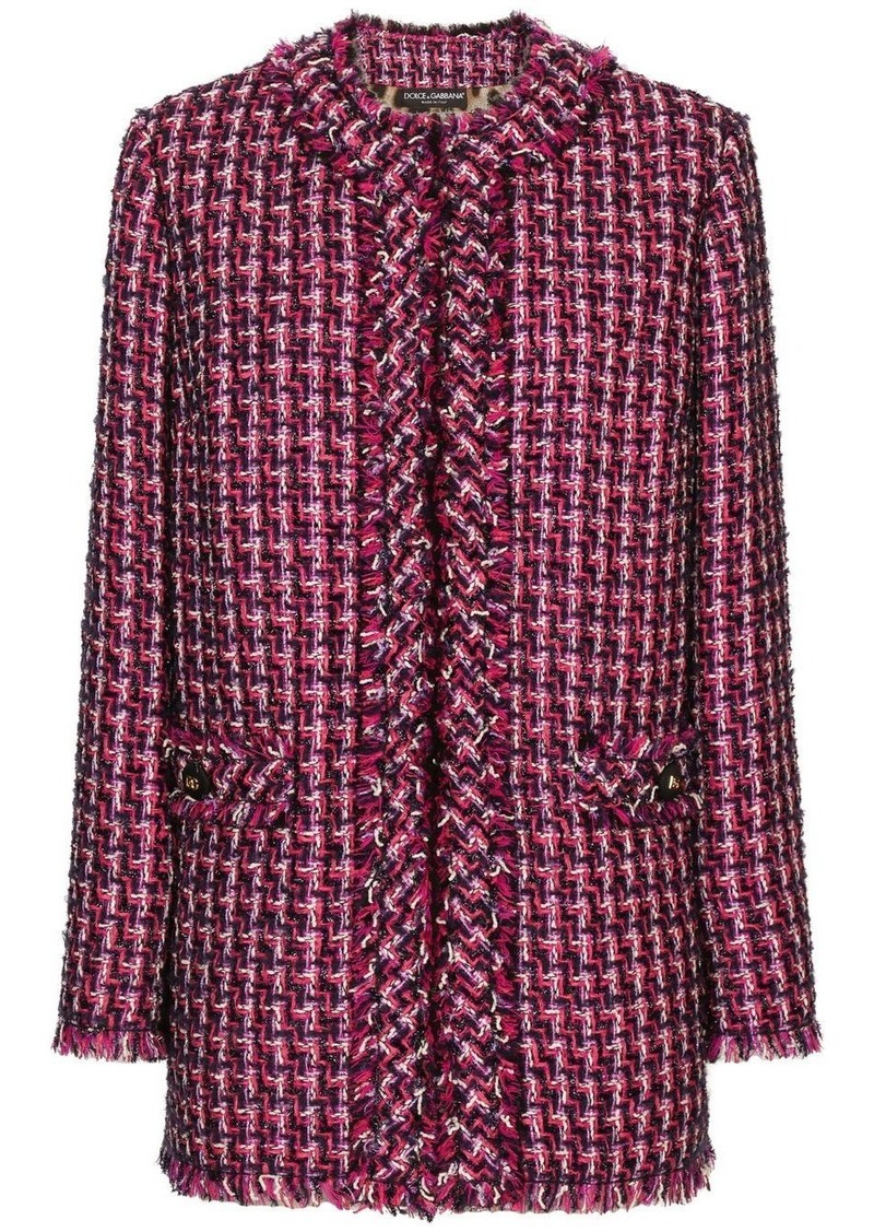 Dolce & Gabbana tweed wool jacket