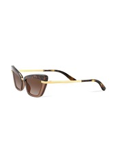 Dolce & Gabbana two tone cat-eye sunglasses