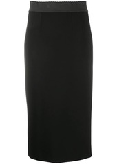 Dolce & Gabbana jersey calf-length pencil skirt