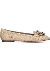 Dolce & Gabbana Vally Taormina lace ballerina shoes