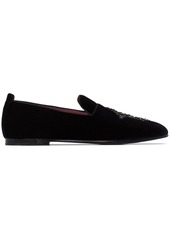 Dolce & Gabbana Vatican embellished velvet slippers