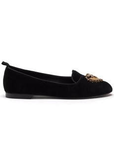 Dolce & Gabbana Velvet Devotion slippers