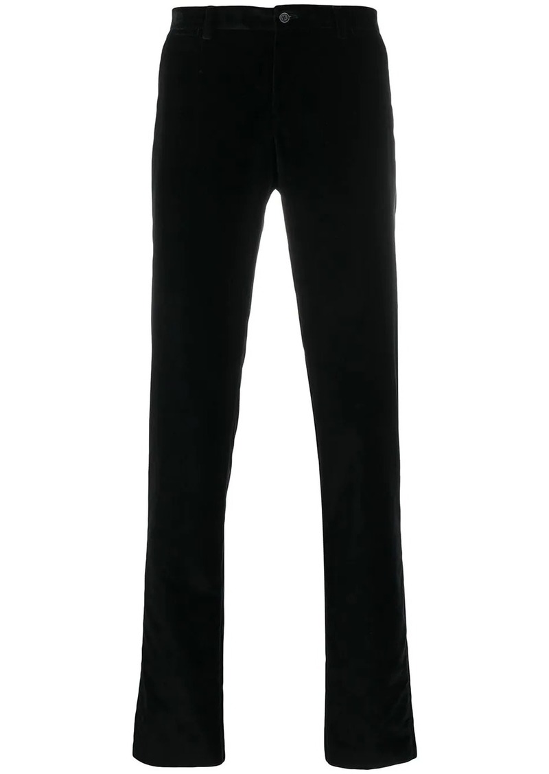 Dolce & Gabbana velvet tailored trousers