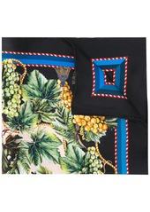 Dolce & Gabbana vineyard print silk scarf