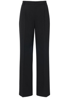 Dolce & Gabbana Virgin Wool Wide Leg Pants