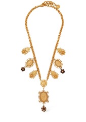 Dolce & Gabbana Votive Medal Charm Collar Necklace