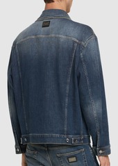 Dolce & Gabbana Washed Stretch Denim Jacket