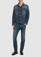 Dolce & Gabbana Washed Stretch Denim Jacket