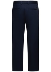 Dolce & Gabbana Wide Cotton Gabardine Chino Pants