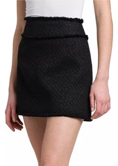 Dolce & Gabbana Wool-Blend Tweed Miniskirt