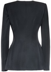 Dolce & Gabbana Wool Crepe Single Breasted Jacket