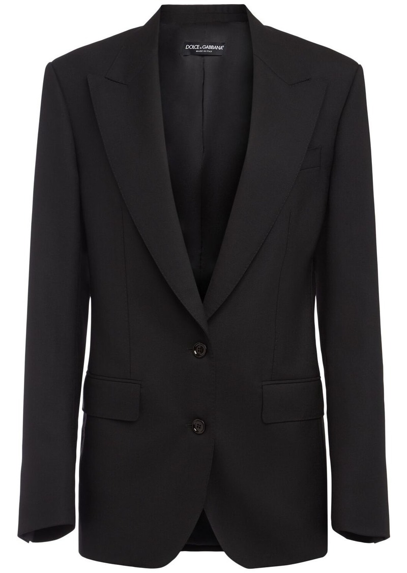 Dolce & Gabbana Wool Single Breasted Jacket