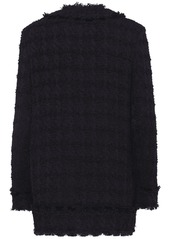 Dolce & Gabbana Wool Tweed Long Jacket