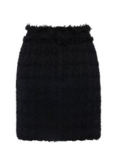 Dolce & Gabbana Wool Tweed Mini Skirt