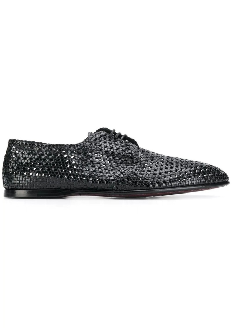 Dolce & Gabbana hand-woven Derby shoes