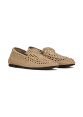 Dolce & Gabbana woven leather slippers