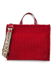 Dolce & Gabbana Woven Two Way Tote