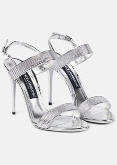 Dolce & Gabbana x Kim crystal-embellished sandals