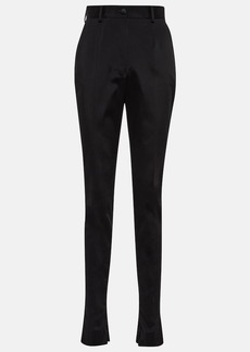 Dolce & Gabbana x Kim high-rise slim pants