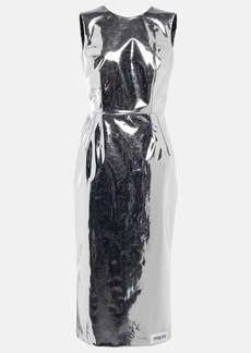 Dolce & Gabbana x Kim metallic midi dress