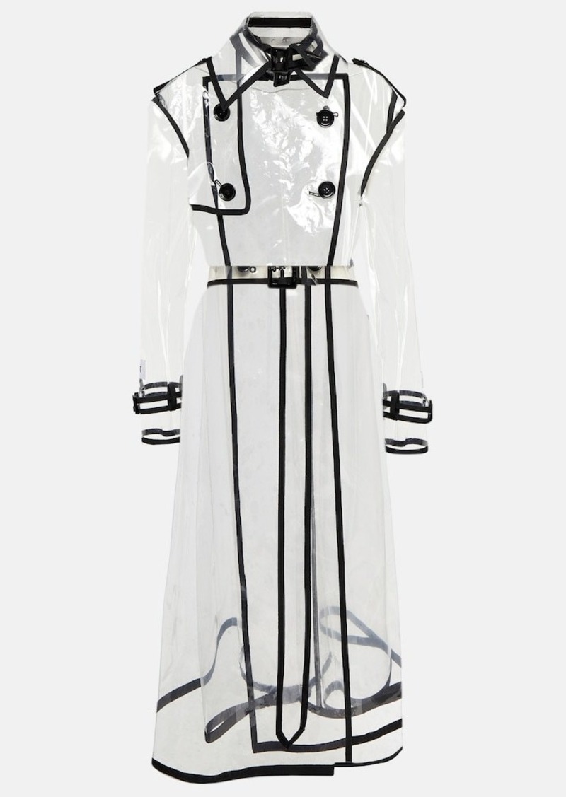 Dolce & Gabbana x Kim sheer PVC trench coat