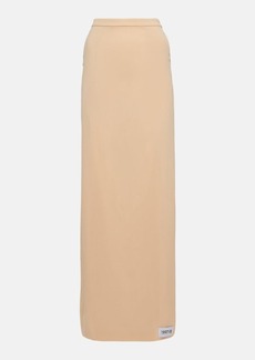 Dolce & Gabbana x Kim silk-blend maxi skirt