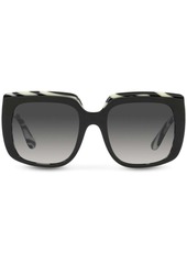 Dolce & Gabbana zebra-print detail sunglasses